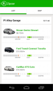 Zipcar screenshot 2