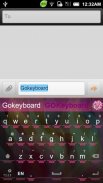 Carnation GO Keyboard  theme screenshot 4