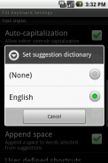 Flit English suggestion screenshot 1