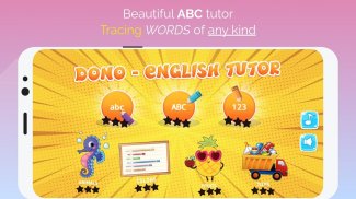 Dono Words Learn Alphabets Games for preschool screenshot 8