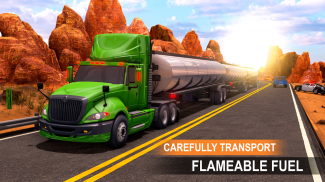 Oil Truck Parking Driving Game screenshot 1