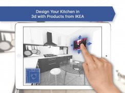 3D Cozinha Design para IKEA: Room Interior Planner screenshot 4