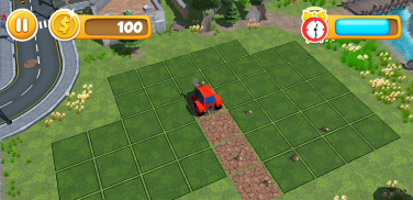 Cutting Grass Puzzle Game - Lawn Mowing screenshot 8