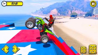 Quads Superheroes Stunts Racing screenshot 3