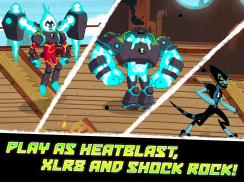 Ben 10 - Omnitrix Hero: Alienígenas vs Robots screenshot 4