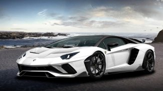 Awesome Lamborghini Aventador Car Wallpaper screenshot 4