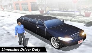 Uphill Limo Driver Snow Mountain Climb screenshot 15