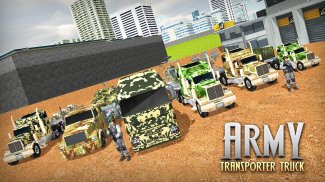 US Army Cargo Transporter: Truck Driving Games screenshot 0