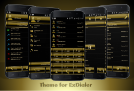 Dialer Gold 2 Theme screenshot 2