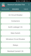 Electrical Calculator Free screenshot 2