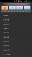 Multiplication and Division Table screenshot 1