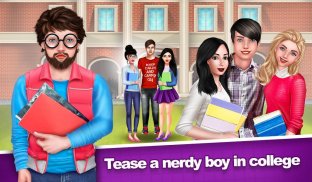 Nerdy Boy College Love Story screenshot 1
