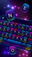Tema Keyboard Twinkle Neon screenshot 2