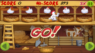 Angry Chicken: Egg Madness! - Catch Chicken Eggs screenshot 2