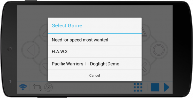 Mobile Gamepad Screen