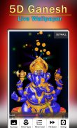 5D Ganesh Live Wallpaper - Lord Ganesh, Hindu gods screenshot 4