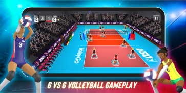 Volleyball: VolleyGo screenshot 1
