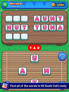 Sushi Cat Words: Addictive Wor screenshot 3