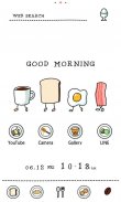 Cute Theme-Living Breakfast- screenshot 0