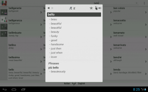 Free Dict Italian English screenshot 1