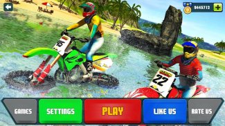 Beach Water Surfer Bike Racing screenshot 6