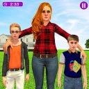 Virtual Family Mom Babysitting Icon