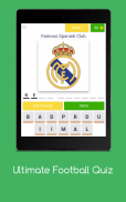 Ultimate Football Quiz: Guess Players Logos Clubs screenshot 17