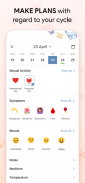 Menstruatiedagboek - Kalender screenshot 10