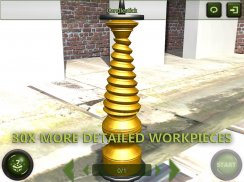 Lathe Machine 3D: Milling & Turning Simulator Game screenshot 2