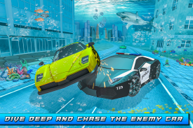 Underwater Flying Car Stunt screenshot 9