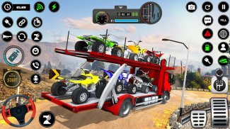 Vehículo transportador trailer camión juego screenshot 1