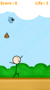 Poop or Shoot : Pigeon Poop Si screenshot 0