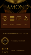 HAMOND gold - Icon pack black screenshot 4