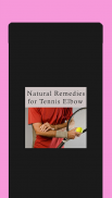 Natural Remedies for Tennis Elbow screenshot 5