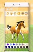 Horse Coloring Book 3D screenshot 2