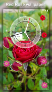 Flower Clock Live wallpaper–HD screenshot 6