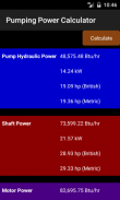 Pumping power calculator Lite screenshot 6