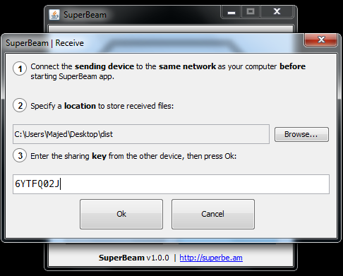 SuperBeam PRO    Unlocker Screenshot