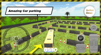 3 डी बस कार पार्किंग screenshot 9
