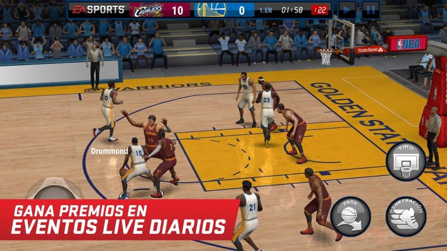 NBA LIVE Mobile Baloncesto screenshot 2