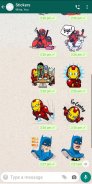 Super Heroes Stickers for WhatsApp - WAStickers screenshot 3