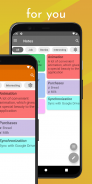 Bloc de notas en color - widget screenshot 6