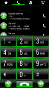 THEME SWIPE DIALER AERO GREEN screenshot 0