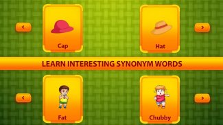 Learn Synonym Words for kids screenshot 1