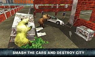 Vahşi ızdırabın ayı şehir saldırısı sim 3d screenshot 4