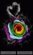 Colorful Watery Rose LWP screenshot 0