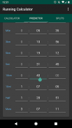 Running Calculator: Pace, Race Predictor, Splits screenshot 1