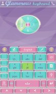 Glamorous GO Keyboard Theme screenshot 3