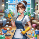 Big Messy Home Cleaning Games Icon