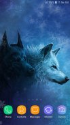 Ice Wolf Live Wallpaper HD screenshot 2